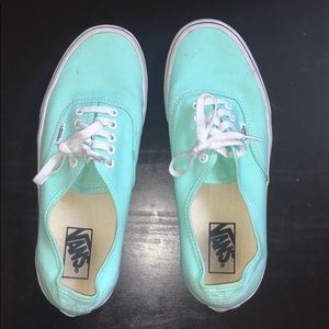 Mint Colored Vans